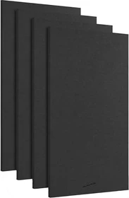 AudioSilk Akustikpaneele 116x58cm 4er Pack schwarz