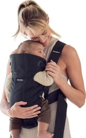 BabyBjörn Mini 3D Mesh Babytrage schwarz