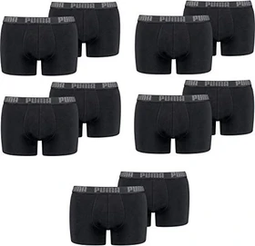 Puma Basic 10er Boxer Briefs schwarz (Herren)