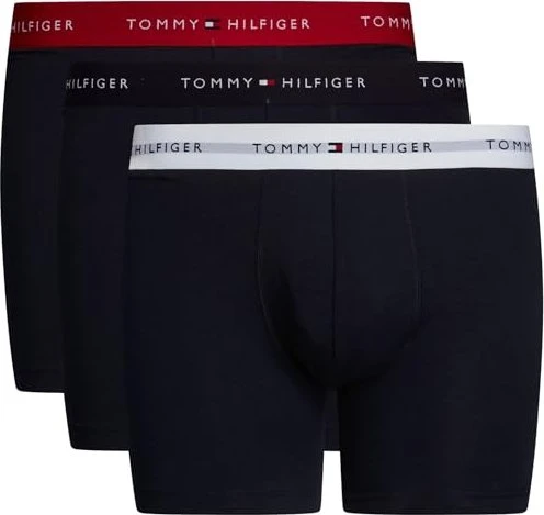 Tommy Hilfiger Trunks mit Signature-Logo 3er-Pack Boxer Briefs (Herren)