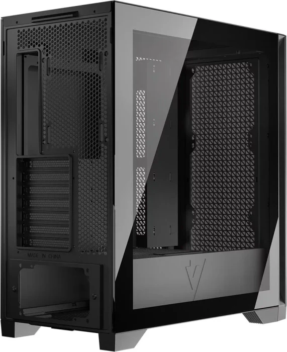 Modecom Volcano Expanse T, schwarz, Glasfenster