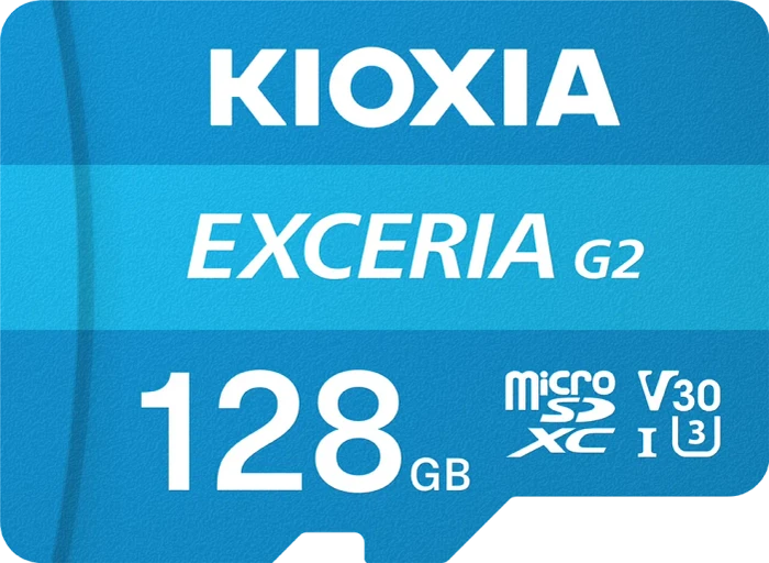 KIOXIA EXCERIA G2 R100/W50 128GB Kit, UHS-I U3, A1, Class 10