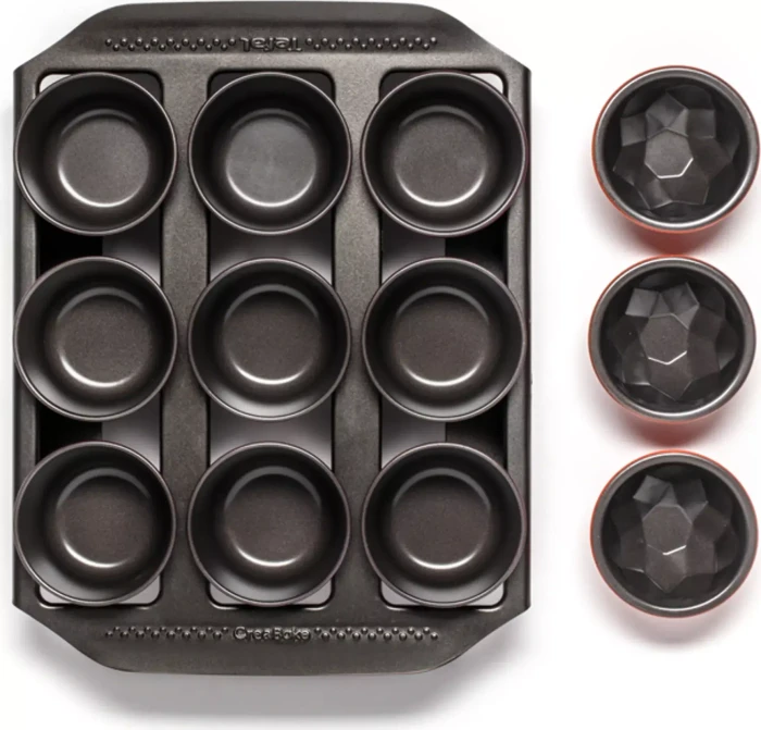 Tefal J304SS Creabake Kuchenförmchen Starter Backform-Set, 13-tlg.