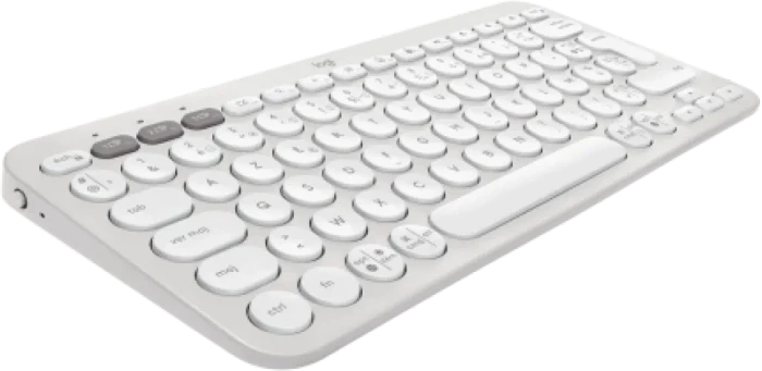 Logitech K380s Pebble Keys 2, weiß, Logi Bolt, USB/Bluetooth, FR