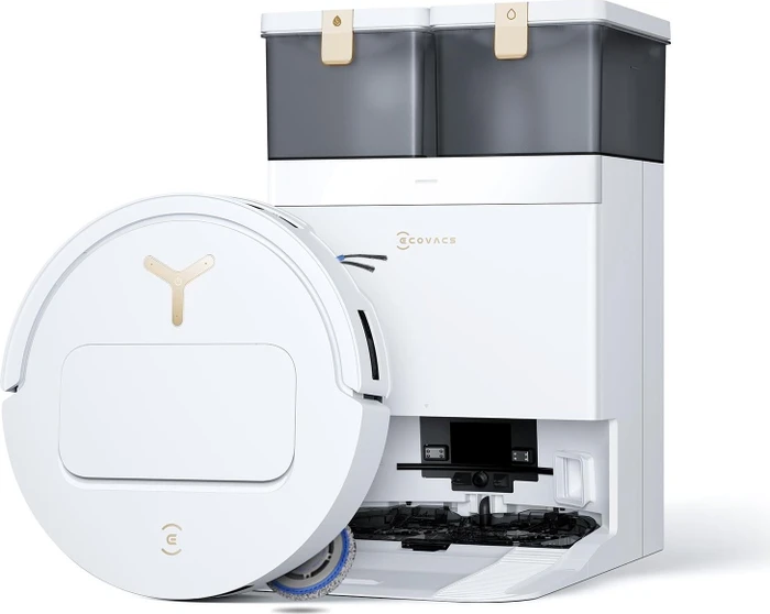 Ecovacs Deebot T50 Pro Omni Saug-/Wischroboter weiß inkl. Absaug-/Reinigungsstation
