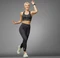 adidas Ultimate adidas Print Hose 7/8 carbon/black (Damen) Vorschaubild