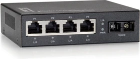 LevelOne FEU Desktop Switch, 5x RJ-45, 1x SC-Duplex (FEU-0511)