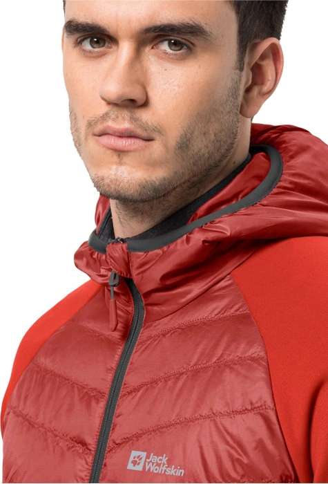 Jack Wolfskin Routeburn Pro Hybrid Funktionsjacke strong red (Herren)