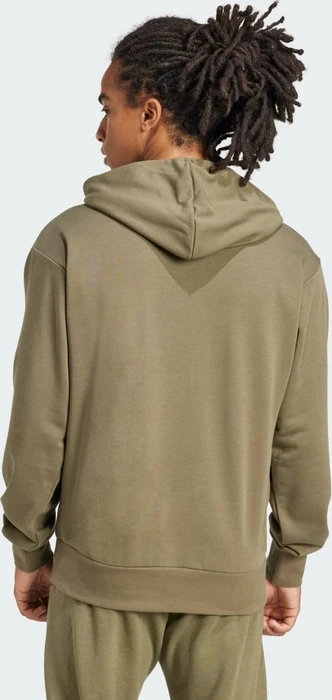 adidas Essentials Big Logo French Terry Hoodie olive strata/black (Herren)