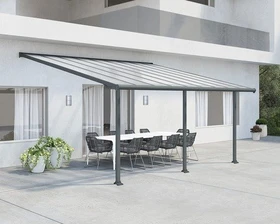 Palram Canopia Olympia Terrassenüberdachung 546x300cm grau