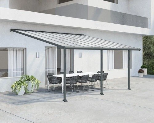 Palram Canopia Olympia Terrassenüberdachung grau