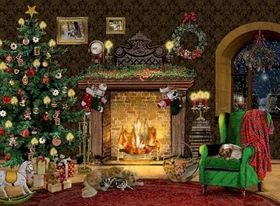 Coppenrath Kaminzimmer Wand-Adventskalender