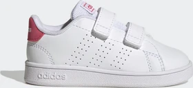 adidas Advantage Lifestyle Court Two Hook-and-Loop cloud white/real pink/core black (Junior)