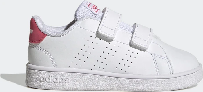 adidas Advantage Lifestyle Court Two Hook-and-Loop cloud white/real pink/core black (Junior)