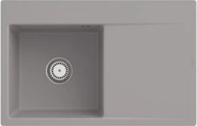 Villeroy & Boch Subway Style 45 Flat flächenbündig Becken links fossil