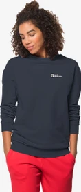 Jack Wolfskin Essential Crewneck Sweatshirt night blue (Damen)