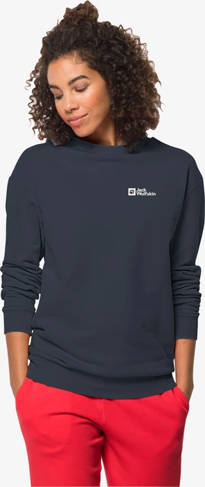Jack Wolfskin Essential Crewneck Sweatshirt night blue (Damen)