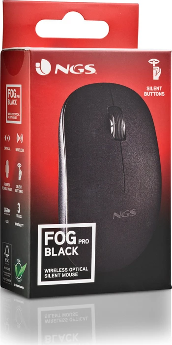 NGS Fog Pro Silent Wireless Mouse blau, USB
