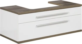 Fackelmann Stanford Waschtisch-Unterschrank weiß/braun