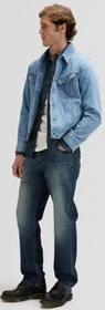 Lee Regular Leesure Hemd langarm indigo railroad texture (Herren)