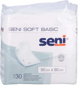 Seni Soft Basic Bettschutzeinlage, 60x90cm, 30 Stück