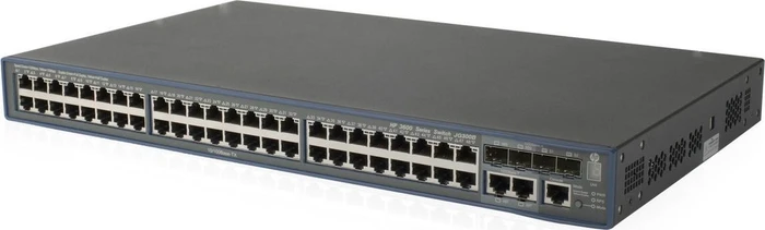 HP FlexNetwork 3600 24 EI v2 Rackmount Managed Switch, 24x RJ-45, 2x RJ-45/SFP, 2x SFP, 720W PoE+