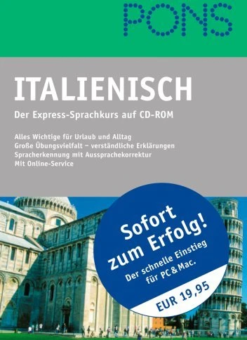 Pons Der schnelle Einstieg in die Sprache - Italienisch (deutsch) (PC/MAC)