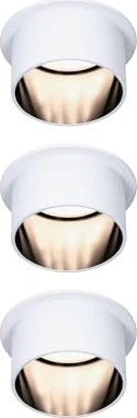 Paulmann LED Gil Coin klar rund 6W Einbauleuchte weiß, 3 Stück