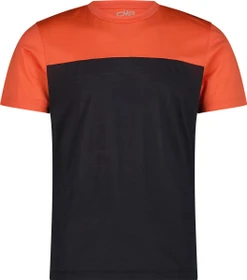 CMP Unlimitech Performance Merino Funktionsshirt kurzarm antracite/orange (Herren)
