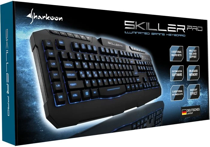 Sharkoon Skiller PRO, USB, DE