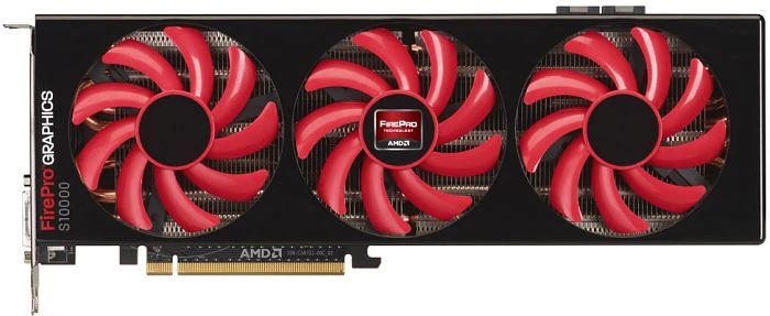 AMD FirePro S10000, 2x 3GB GDDR5, DVI, 4x mDP