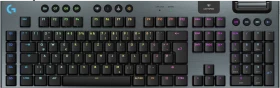 Logitech G915 X Lightspeed, schwarz, LEDs RGB, GL TACTILE, USB/Bluetooth, US (920-012676)
