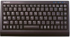 KeySonic ACK-595C+ Mini Keyboard, DE (verschiedene Farben), USB, DE