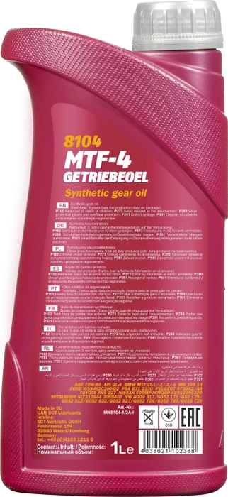 Mannol MTF-4 1l (MN8104-1) – Bild 2 von 2