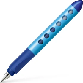 Faber-Castell Schulfüller Scribolino blau, linke Hand
