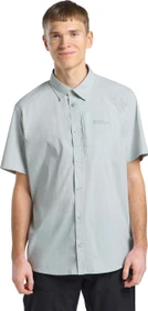 Jack Wolfskin Norbo Hemd kurzarm cool grey check (Herren)