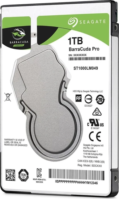 Seagate BarraCuda Pro Compute 1TB, 512e / 2.5" / SATA 6Gb/s