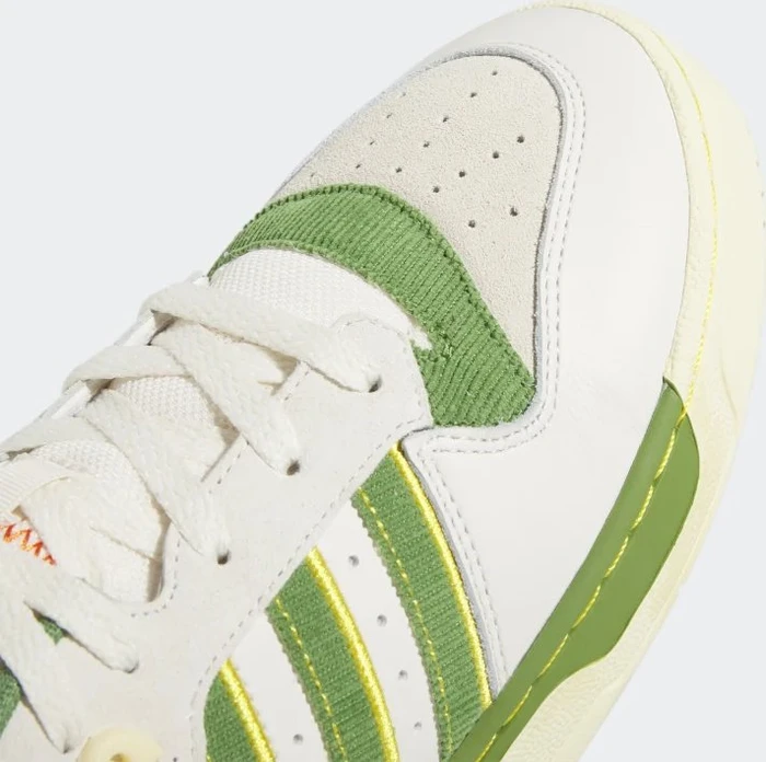 adidas Rivalry Low 86 chalk white/crew green/hazy yellow