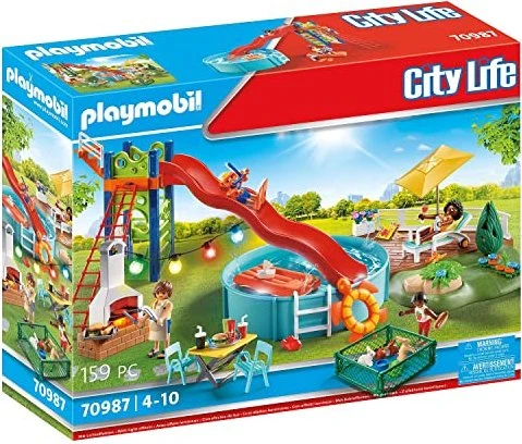playmobil City Life Poolparty mit Rutsche