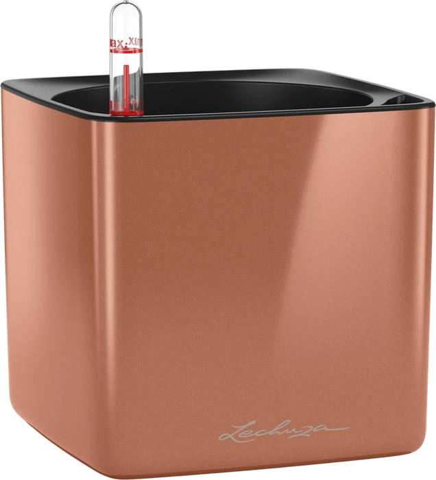 Lechuza Cube Glossy 14 spicy copper hochglanz