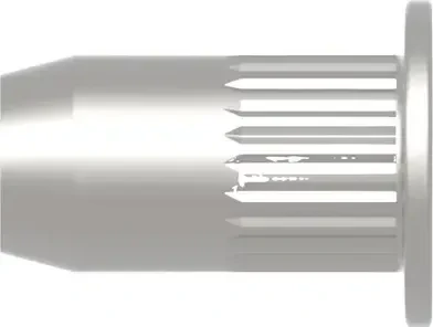Gesipa Stahl gerändelt Flachrundkopf Blindnietmutter M10x12x175mm, 500 Stück