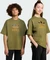 adidas Oversize Trefoil T-Shirt kurzarm focus olive (Junior) Vorschaubild