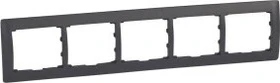 Legrand Galea Life Rahmen 5-fach waagrecht, dark bronze