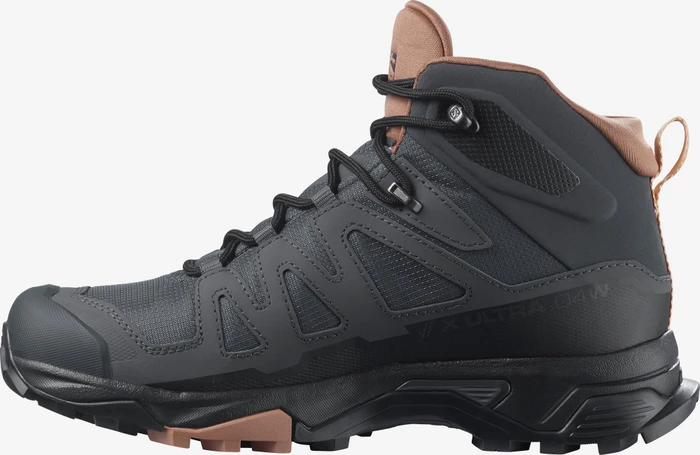 Salomon X Ultra 4 Mid GTX ebony/mocha mousse/almond cream (Damen)