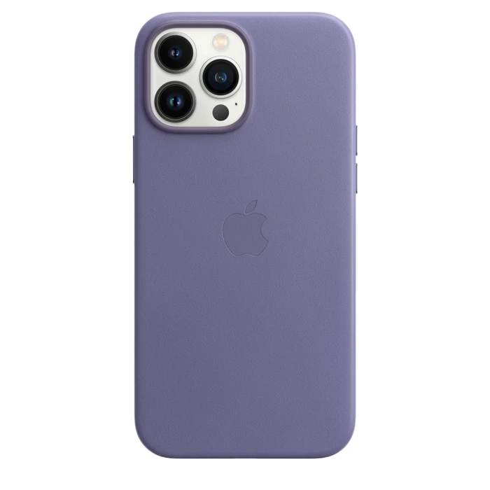 Apple Leder Case mit MagSafe für iPhone 13 Pro Max Wisteria