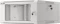 Lanberg WFFA Series 19" Rack Wandschrank 4HE, hängend, Flatpack, Glastür, IP20, RAL 7035, 600mm tief Vorschaubild