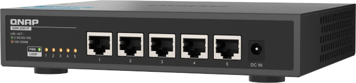 QNAP QSW-3200 Desktop 10G Switch, 5x RJ-45