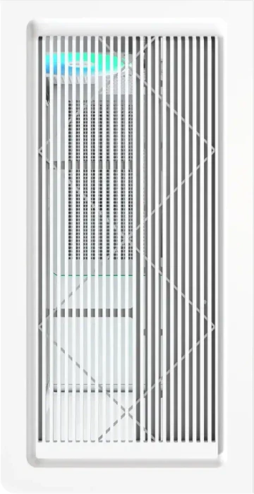 Montech TG3 Curved, weiß, Glasfenster