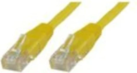 MicroConnect Patchkabel, Cat6, U/UTP, RJ-45/RJ-45, 10m, gelb