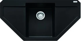 Franke Maris MRG 612-E Einbau Becken mittig mit Ablauffernbedienung black matt